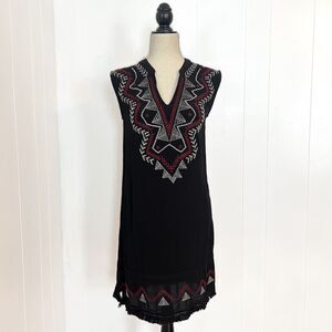 Xhilaration Women Embroidered Dress/Swimsuit Cover Up Size S